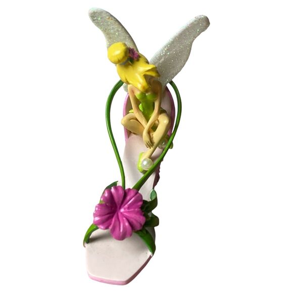 Hamilton Tinker Bell In Petunia Sass Shoe Figurine Disney Fairy Collectible - Picture 3 of 7